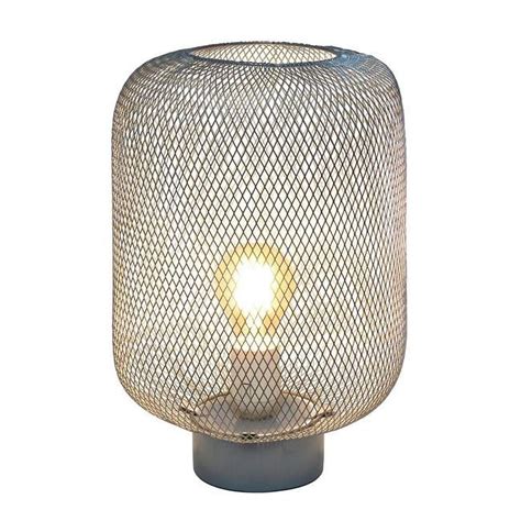 Metal Mesh Industrial Table Lamp 